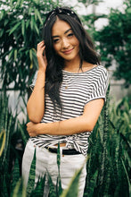 Load image into Gallery viewer, Lincoln Striped Tee in Cream