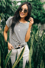 Load image into Gallery viewer, Lincoln Striped Tee in Cream