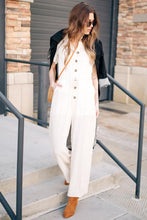 Load image into Gallery viewer, Nehsen Linen Jumpsuit in Oatmeal