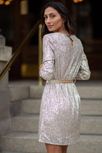 Load image into Gallery viewer, Leona Sequin Mini Dress