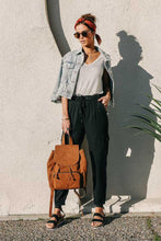 Load image into Gallery viewer, Tencel Joggers in Black