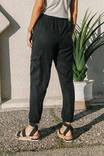 Load image into Gallery viewer, Tencel Joggers in Black