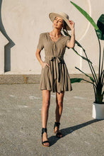 Load image into Gallery viewer, Vinnie Button Down Dress