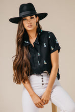 Load image into Gallery viewer, RVCA Lunis Button Down Top