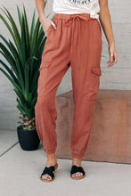 Load image into Gallery viewer, Tencel Joggers in Rust