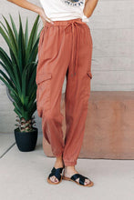 Load image into Gallery viewer, Tencel Joggers in Rust