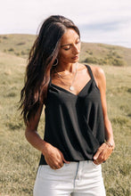 Load image into Gallery viewer, Gracy Cross Body Tank in Black
