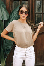 Load image into Gallery viewer, Subtle Leopard Print Top in Mocha