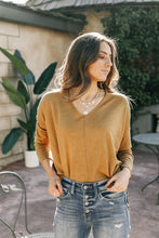 Load image into Gallery viewer, The Weekender Sweater in Mustard