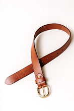 Load image into Gallery viewer, Brown Genuine Leather Belt