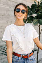 Load image into Gallery viewer, Ruffle Front Tee