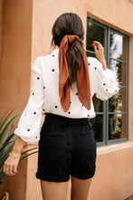 Load image into Gallery viewer, Analise Tie Waist Denim Shorts in Black