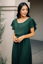 Load image into Gallery viewer, Toni Off the Shoulder Maxi Dress in Emerald