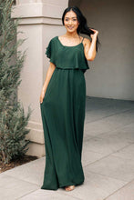 Load image into Gallery viewer, Toni Off the Shoulder Maxi Dress in Emerald