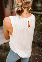 Load image into Gallery viewer, Lark Ruffle Neck Tank