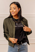 Load image into Gallery viewer, Zuri Bomber Jacket in Olive