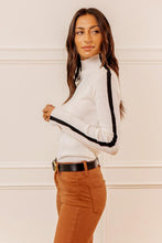 Load image into Gallery viewer, Julian Mock Neck Sweater in Ivory-FINAL SALE