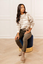 Load image into Gallery viewer, Stella Zebra Striped Sweater