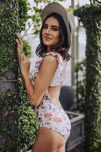 Load image into Gallery viewer, BOAMAR Sitting Poolside Ruffle Floral One-Piece Swimsuit - FINAL SALE