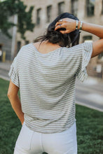 Load image into Gallery viewer, Stripe Avenue Tee in Grey