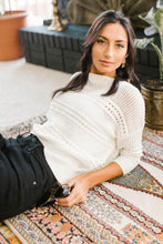 Load image into Gallery viewer, Stitched With Love Sweater in Ivory
