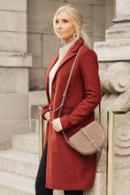 Load image into Gallery viewer, Vero Moda Moscow Coat in Burgundy-FINAL SALE
