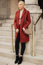 Load image into Gallery viewer, Vero Moda Moscow Coat in Burgundy-FINAL SALE
