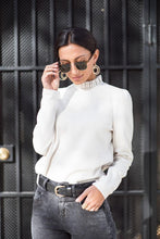 Load image into Gallery viewer, Vero Moda Mckenna Ruffle Neck Top
