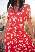 Load image into Gallery viewer, Kara Floral Belted Dress
