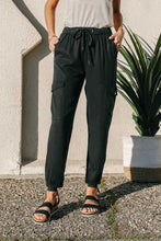 Load image into Gallery viewer, Tencel Joggers in Black
