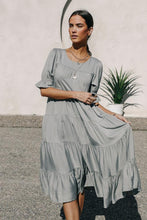 Load image into Gallery viewer, Sunshine Tiered Midi Dress in Sage
