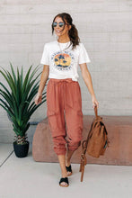 Load image into Gallery viewer, Tencel Joggers in Rust
