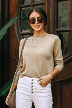 Load image into Gallery viewer, Vero Moda Emilie Lightweight Sweater in Tan
