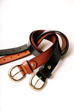 Load image into Gallery viewer, Brown Genuine Leather Belt
