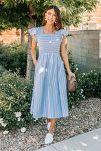 Load image into Gallery viewer, Mirah Striped Midi Dress

