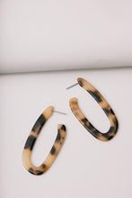 Load image into Gallery viewer, Shaped Like U Tortoiseshell Earrings
