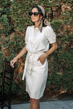 Load image into Gallery viewer, Vero Moda Puff Sleeve Top in Cream
