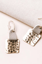 Load image into Gallery viewer, Kai Square Earrings in Taupe
