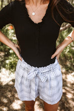 Load image into Gallery viewer, Marina Textured Bodysuit in Black
