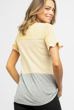 Load image into Gallery viewer, Block the Streets Top in Mustard
